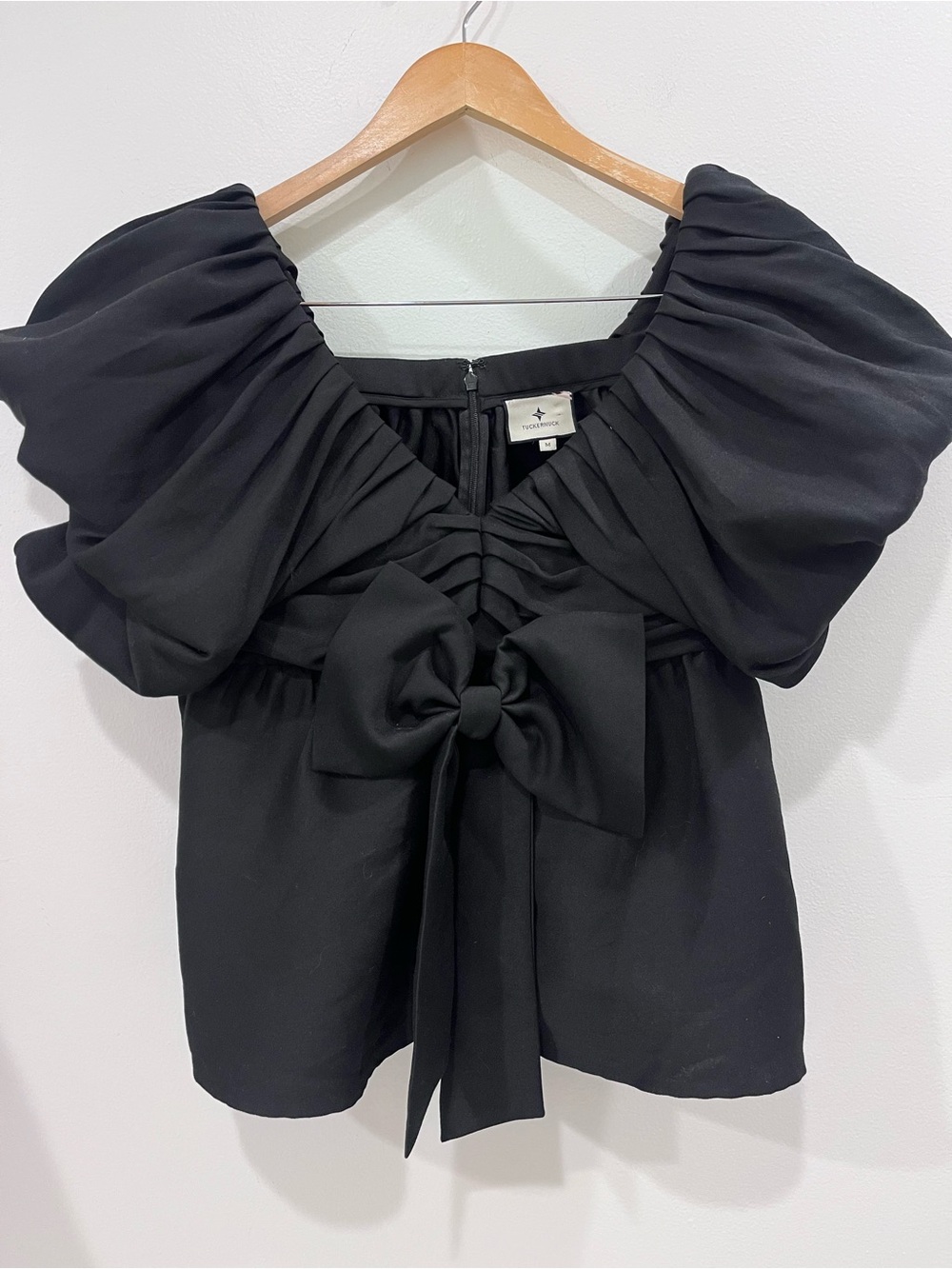 Tuckernuck Black Brooke Blouse - Picture 6 of 9